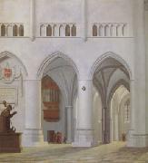 Pieter Jansz Saenredam Interior of the Church of St Bavon at Haarlem (mk05) oil painting artist